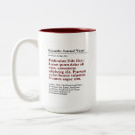 Personalized Publication Two-Tone 15oz Mug - Red<br><div class="desc">A personalized gift to celebrate your published paper! The perfect gift for co-authors,  colleagues,  and academics who published a scientific paper. Customize with the scientific journal,  publication title,  authors and abstract.</div>