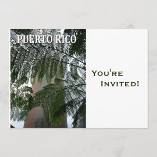 Personalized Puerto Rico Bon Voyage Party Invitation