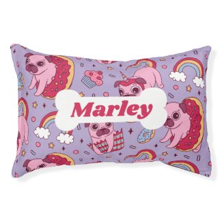 Personalized Pug Doodle Pattern Dog Lover Custom