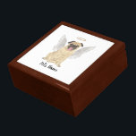 Personalized Pug Sympathy Memorial Gift Box<br><div class="desc">There are some who bring a light so great to the world, that even after they are gone, their light remains. Let a sweet keepsake box bring comfort to your heavy heart as you take a moment to remember your beloved pug. For the most thoughtful gifts, pair it with a...</div>