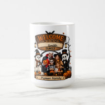 Personalized Pumpkin Family Halloweensign