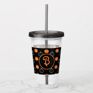 Personalized Pumpkin/halloween/Autumn Acrylic Tum Tumbler