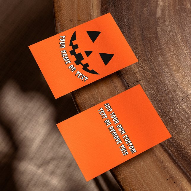 Personalized Pumpkin Halloween Name & CUSTOM TEXT Flyer (Creator Uploaded)