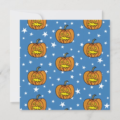 Personalized Pumpkin Halloween Party Invitation