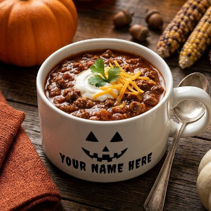 Personalized Pumpkin Halloween Your Name Bowl