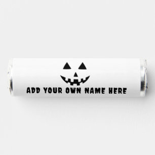 Personalized Pumpkin Halloween Your Name Breath Savers® Mints