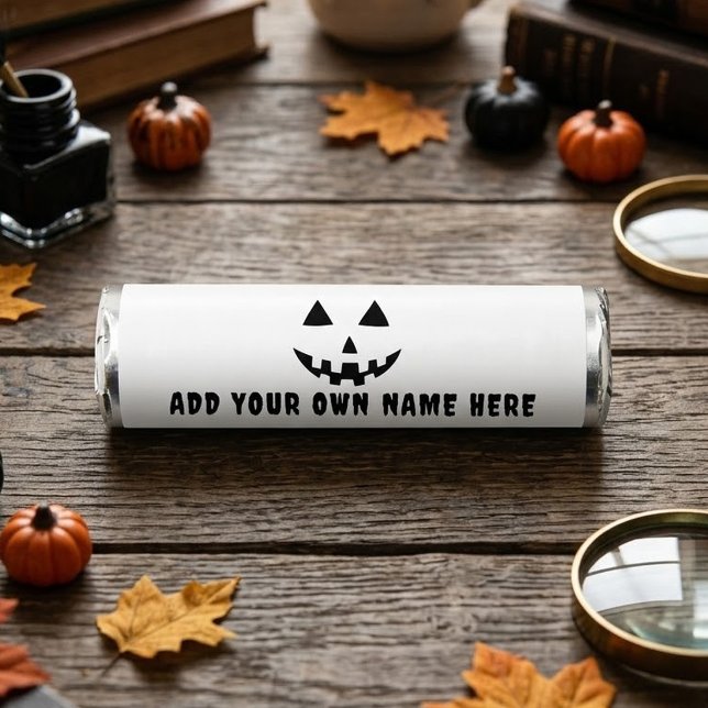 Personalized Pumpkin Halloween Your Name Breath Savers® Mints (Creator Uploaded)