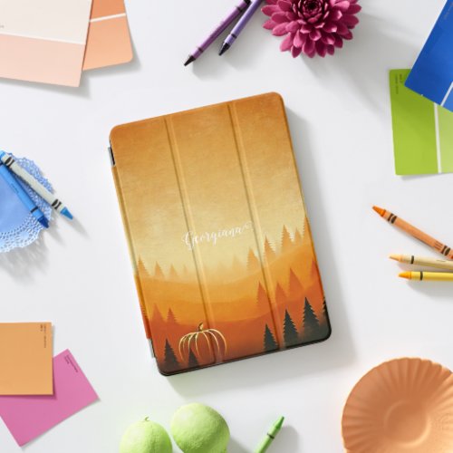 Personalized Pumpkin Harvest Autumnal Harvest iPad Pro Cover