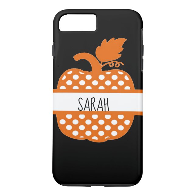 Personalized Pumpkin Harvest Design Case-Mate iPhone Case (Back)