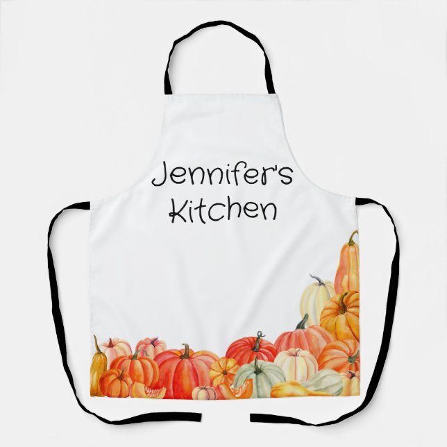 Personalized Pumpkin Patch Apron (Front)