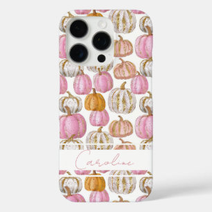 Personalized Pumpkin Pattern iPhone 16 Pro Case