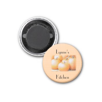 Personalized Pumpkins Magnet by Lynnes_creations at Zazzle