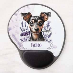 Personalized Pup – Min Pin Gel Mouse Pad