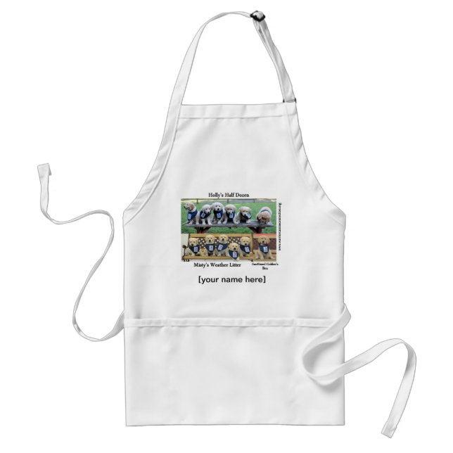 Personalized Puppies of WCC Apron (Front)