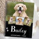 Personalized Puppy Dog Monogram Name 5 Pet Photo Planner<br><div class="desc">Keep all your puppy appointments, and adventures easily organized with a personalized dog photo planner. Whether it's all the fun puppy adventures, veterinarian visits, training schedules, or all the puppy playdates, this dog photo planner and dog memory book will be a precious keepsake you will cherish for many years. Personalize...</div>