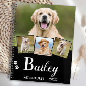 Personalized Puppy Dog Monogram Name 5 Pet Photo Planner