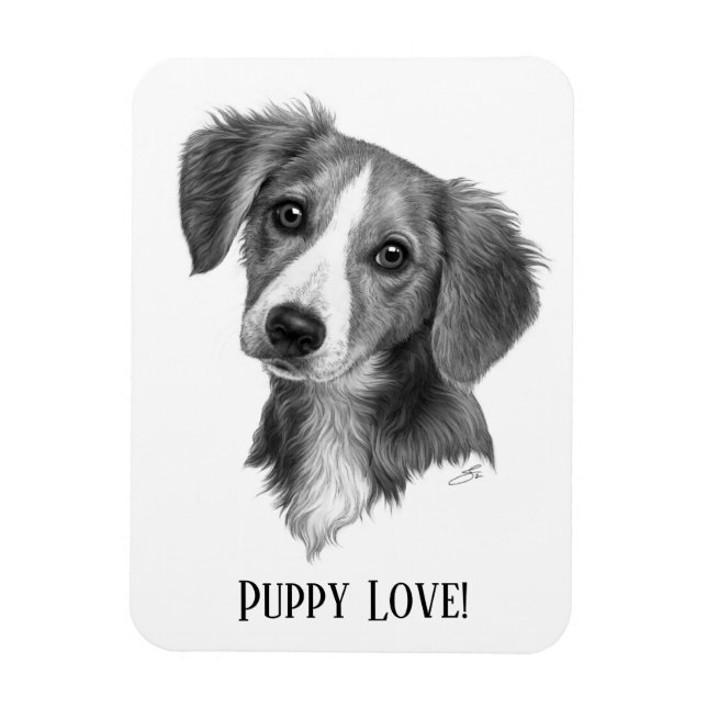 Personalized Puppy Magnet (Vertical)