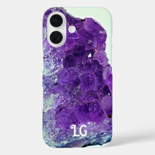 Personalized Purple Amethyst Apple iPhone Case