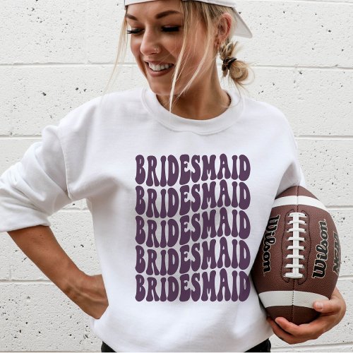 Personalized Purple Beach Bachelorette Party Sweatshirt