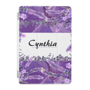 Personalized Purple Color iPad Mini Cover