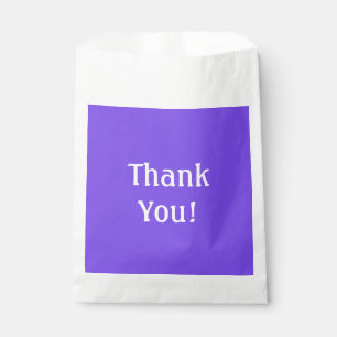 Personalized Purple Favor Bag