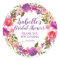 Personalized Purple Floral Bridal Shower Favor