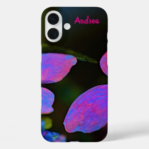 Personalized Purple Flower Apple iPhone Case