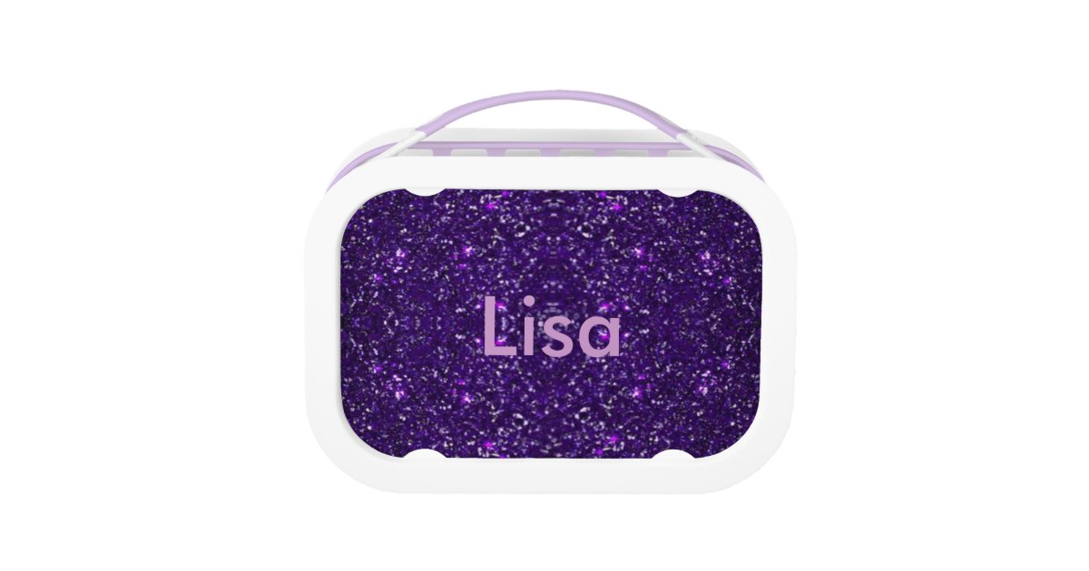 glitter lunch box