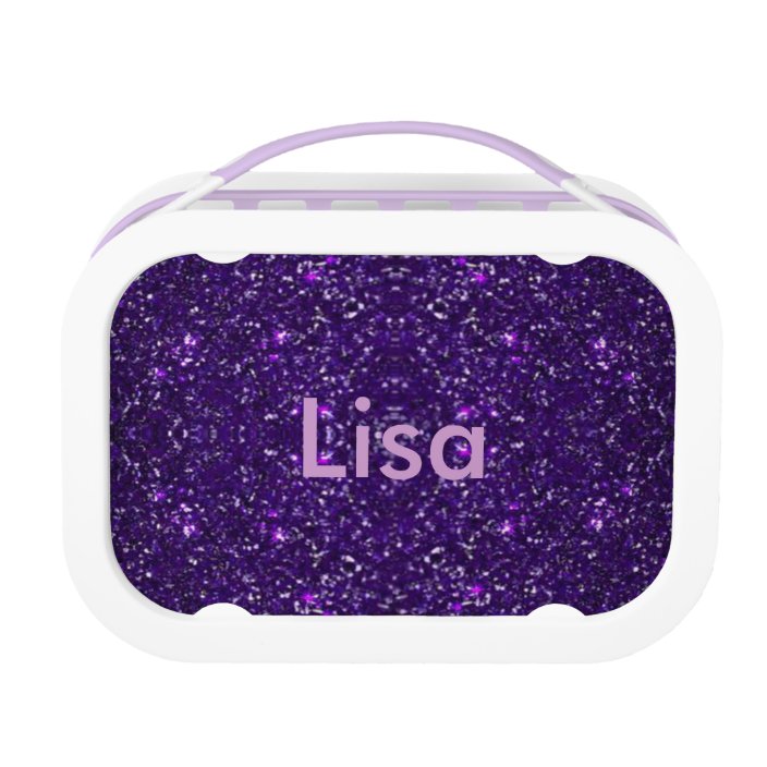 glitter lunch box