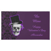 Personalized purple gothic valentines day assorted chocolates (Front)