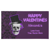 Personalized purple gothic valentines day assorted chocolates (Front)