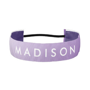 Personalized Purple Non Slip Headband for Girls
