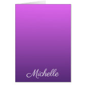 Personalized purple ombre (Front)