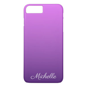 Personalized purple ombre iPhone 8 plus/7 plus case