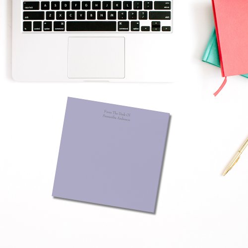 Personalized Purple Post it Notes