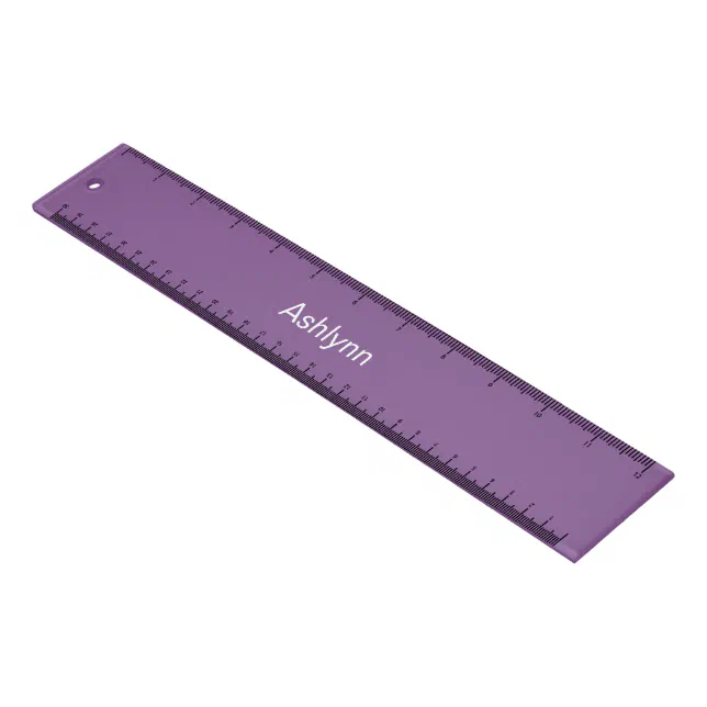 Personalized Purple Ruler | Zazzle