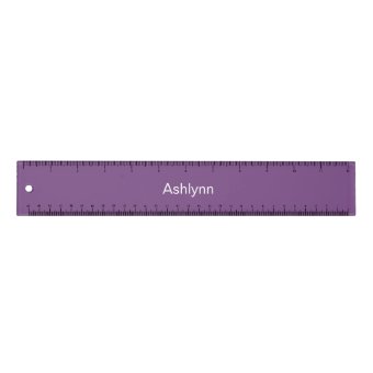 Personalized Purple Ruler | Zazzle