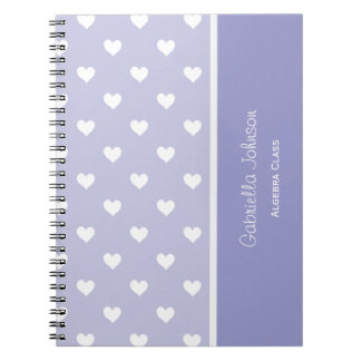 Personalized: Purple Sweetheart Notebook
