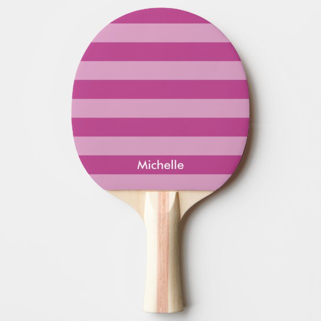 Personalized purple table tennis ping pong paddle (Front)