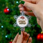Personalized Putt Pirates Golfing Hobby Snowflake Pewter Christmas Ornament<br><div class="desc">Get into character and wear this pirate golf themed design for a fun golfing supplies. It has graphic design perfect for pirate fans who love having fun on the golf course. 

Add a name by clicking the "Personalize" button</div>