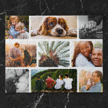 Personalized Puzzle 9 Photo Collage in White Frame<br><div class="desc">Personalized 9 photo jigsaw puzzle in rounded white frame. Great for family reunions,  get togethers and birthdays.</div>