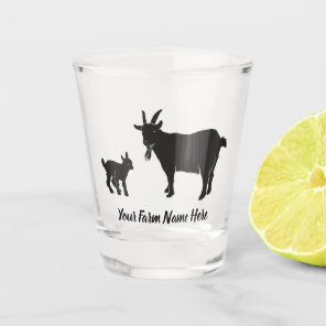 Personalized Pygmy Goat Farm Shot Glass