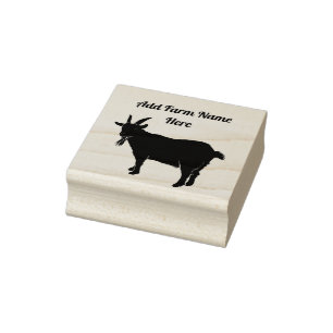Personalized Pygmy Goat Farm Stamp