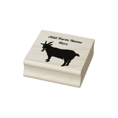 Personalized Pygmy Goat Farm Stamp