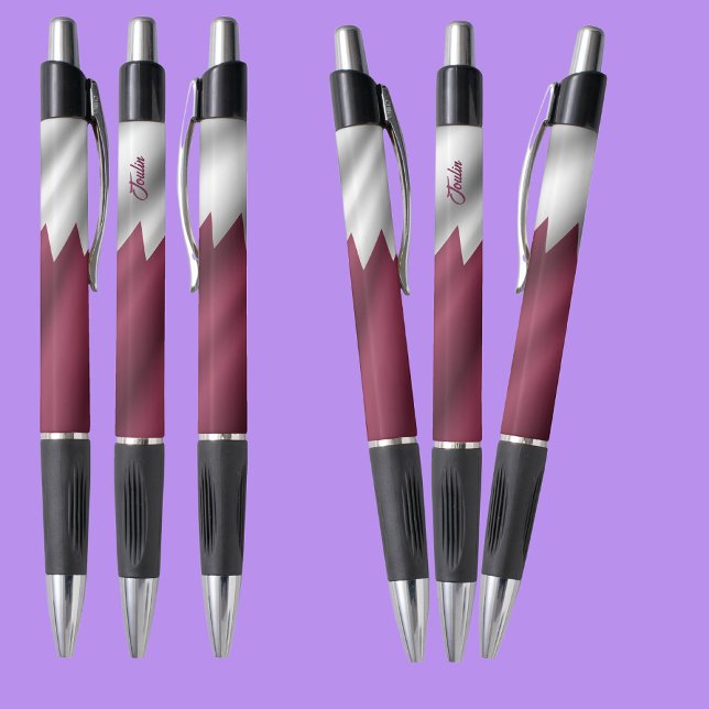 Personalized Qatar Flag Pen (Creator Uploaded)