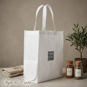Personalized QR Code Bag for Shopping and Branding