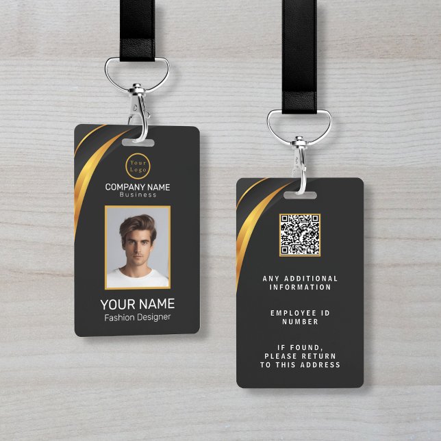 Personalized QR Code Business Logo Professional  Badge (Creator Uploaded)
