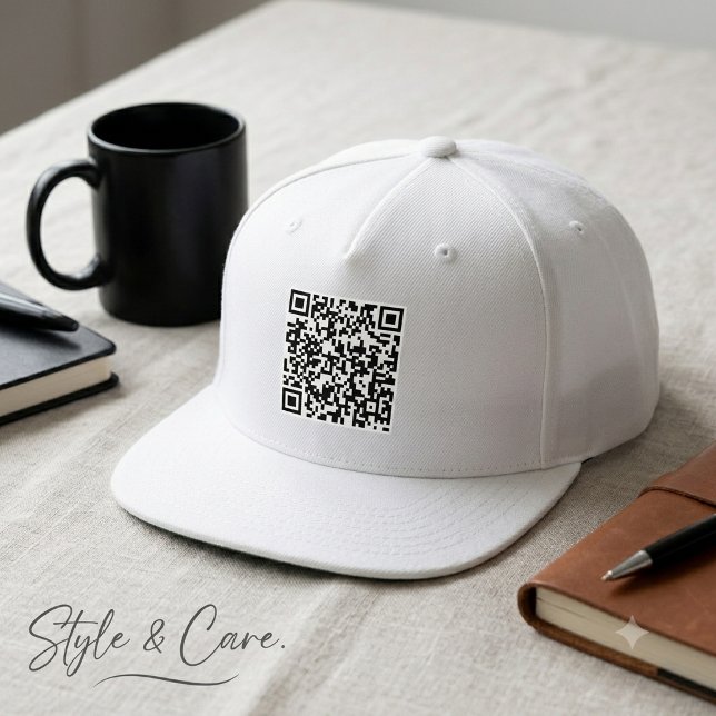 Personalized QR Code Custom Snapback Hat (Personalized QR Code Custom Snapback Hat)