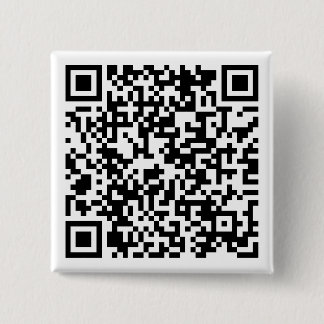 Personalized QR Code Custom URL Square Sticker Button