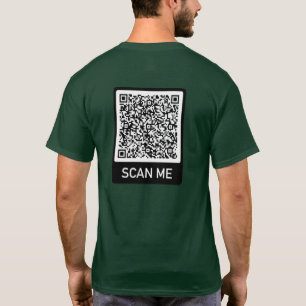 Personalized QR Code Scan Info Your Gift T-Shirt